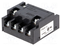 Relays accessories: socket; PIN: 11; Mounting: on panel; 6A; 250VAC