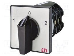Switch: cam switch; Stabl.pos: 3; 100A; 1-0-2; for building in