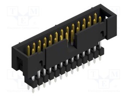 Connector: pin strips; pin header; male; PIN: 26; 2.54mm; THT; 2x13