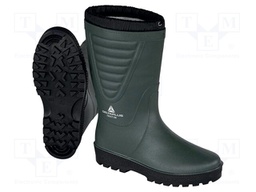 Boots; Size: 47; green; Mat: PVC; bad weather,slip,cold; furlined