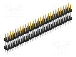 Connector: pin strips; pin header; male; PIN: 52; 2mm; THT; 2x26