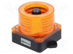 Signaller: lighting-sound; 10÷30VDC; Colour: amber; IP66; -20÷50°C