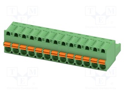 PCB connector, nominal cross section: 2.5 mm?, color: green,