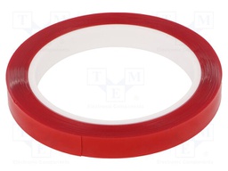 Tape: fixing; W: 12mm; L: 5.5m; Thk: 0.5mm; two-sided adhesive