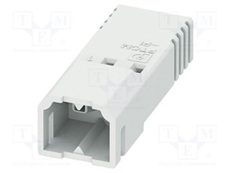 PCB connector, nominal cross section: 0.75 mm?, color: white
