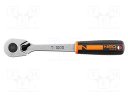 Rattle; 1/2"; T-1000; with switch; 285mm; Teeth: 90