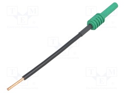 Test probe; 32A; green; Tip diameter: 2.2mm; Socket size: 4mm