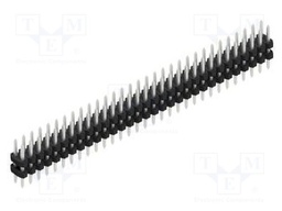 Connector: pin strips; pin header; male; PIN: 62; 2mm; THT; 2x31