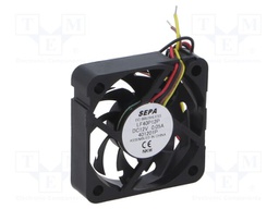 Fan: DC; axial; 12VDC; 40x40x10mm; 13.8m3/h; 28dBA; MagFix; 7500rpm