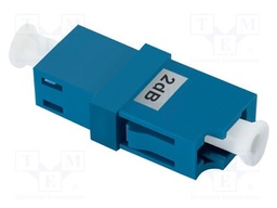 Transition: attenuator; LC/UPC,both sides,female; 2dB