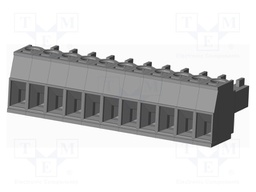 Connector: pluggable terminal block; plug; female; straight; grey