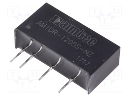 Converter: DC/DC; 1W; Uin: 11.4÷12.6V; 5VDC; Iout: 200mA; SIP7; 2.1g