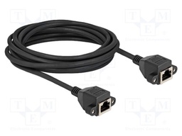 Extender Ethernet; S/FTP; RJ50 socket,both sides; 5m; PVC; black