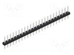 Connector: pin strips; pin header; male; PIN: 23; 2mm; THT; 1x23