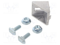Angle bracket; for profiles