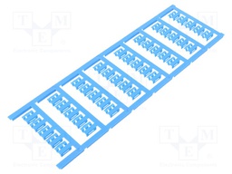 Markers for cables and wires; 2÷3.5mm; polyamide 66; blue