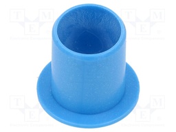 Bearing: sleeve bearing; with flange; Øout: 14mm; Øint: 12mm; blue