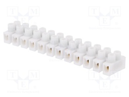 Terminal block; screw terminal; ways: 12; 2.5mm2; terminals: 24