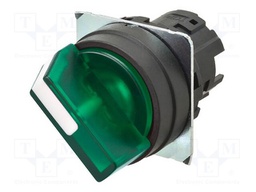 Switch: rotary; 22mm; depending on the holder; Pos: 2