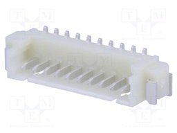 Socket; wire-board; male; 1.25mm; PIN: 10; SMT; 125V; 1A; tinned