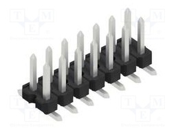 Connector: pin strips; pin header; male; PIN: 14; 2.54mm; SMT; 2x7
