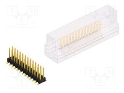 Connector: pin strips; pin header; male; PIN: 26; 2.54mm; SMT; 2x13