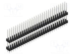 Connector: pin strips; pin header; male; PIN: 58; 2.54mm; THT; 2x29