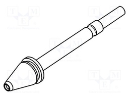 Nozzle: desoldering; 1.5x2.9mm