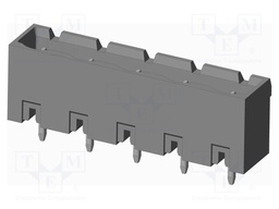 Connector: pluggable terminal block; socket; male; on PCBs