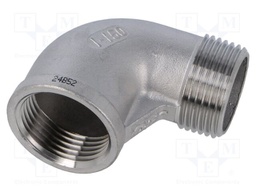 Male-female; max.10.5bar; 1.4408 stainless steel; Thread: G 1"