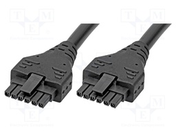 Cable: Micro-fit 3.0-Micro-fit 3.0; female; PIN: 6; Len: 2m; tinned