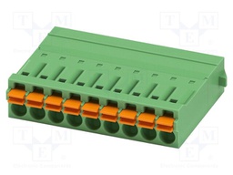 PCB connector, nominal cross section: 1.5 mm2, color: green,