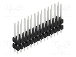 Connector: pin strips; pin header; male; PIN: 28; 2.54mm; THT; 2x14