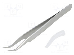 Tweezers; 115mm; for precision works; Blades: curved