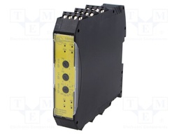 Module: safety relay; for DIN rail mounting