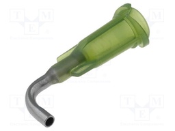 Needle: steel; 0.5"; Size: 14; bent at 90°; 1.6mm