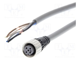 Connection lead; M12; PIN: 5; straight; female