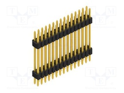 Connector: pin strips; pin header; male; PIN: 30; 1.27mm; THT; 2x15