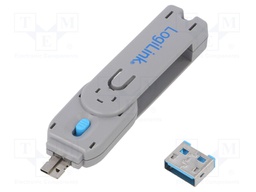 Plug; protection cap; male; push-in; straight; friction lock; blue