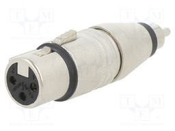 ADAPTER XLRF 2POLE  PHONO M
