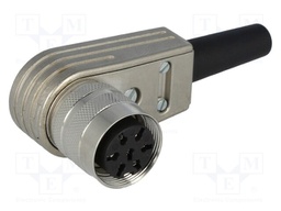 Connector: M16; female; for cable; IP40; plug; soldering; 300V; 5A