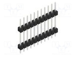 Connector: pin strips; pin header; male; PIN: 11; 2.54mm; THT; 1x11