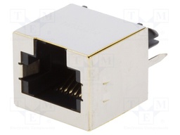 Socket; RJ12; PIN: 6; shielded; Layout: 6p6c; THT; straight