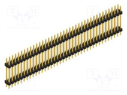 Connector: pin strips; pin header; male; PIN: 76; 2mm; THT; 2x38