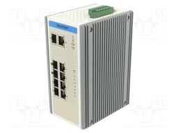 Switch Ethernet; managed; Number of ports: 10; 12÷24VDC; RJ45,SFP