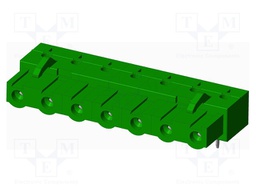 Connector: pluggable terminal block; socket; female; angled 90°