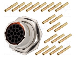 Connector: circular; Series: RT360; socket,plug; female; crimped