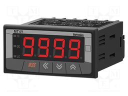 Module: meter; AC current; 100÷240VAC; on panel; Display: LED; MT4Y