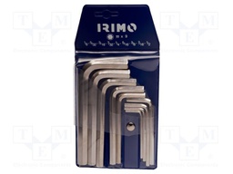 Wrenches set; inch,hex key; steel; 12pcs.