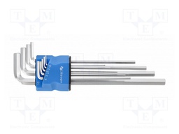 Wrenches set; hex key; tool steel; Conform to: DIN 911; long